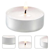Mini vela multiusos, sin humo, segura, para bodas, sin fragancia, práctica y sin aroma, ideal para el baño.