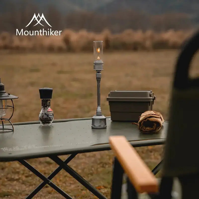 Portable Camping Gas Lamp Mounthiker Candlelight Tent Gas Lamp Home Dinner Decor - Lootquake