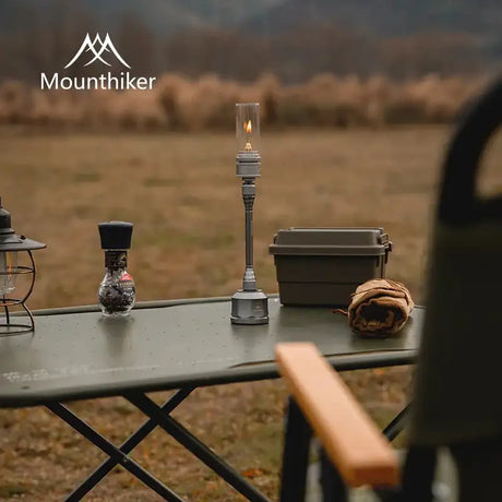 Portable Camping Gas Lamp Mounthiker Candlelight Tent Gas Lamp Home Dinner Decor - Lootquake