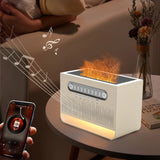 Altavoz Bluetooth 4 en 1 con LED de ruido blanco, ayuda para dormir con ruido blanco, luz nocturna con 8 sonidos de la naturaleza, humidificador de aromaterapia
