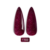 Rainbow Ghini Ultra Shiny Glitter Gel Nail Polish Semi-permanent Gellack UV Varnish Gold Silver Metal Gel Nail Art Wholesale Top