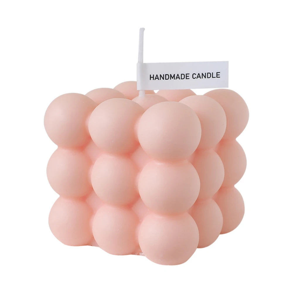 Bubble Candle Cube Fragrance Candles Handmade Scented Candle Soy Wax Candle Set for Home Decoration Wedding Party Birthday