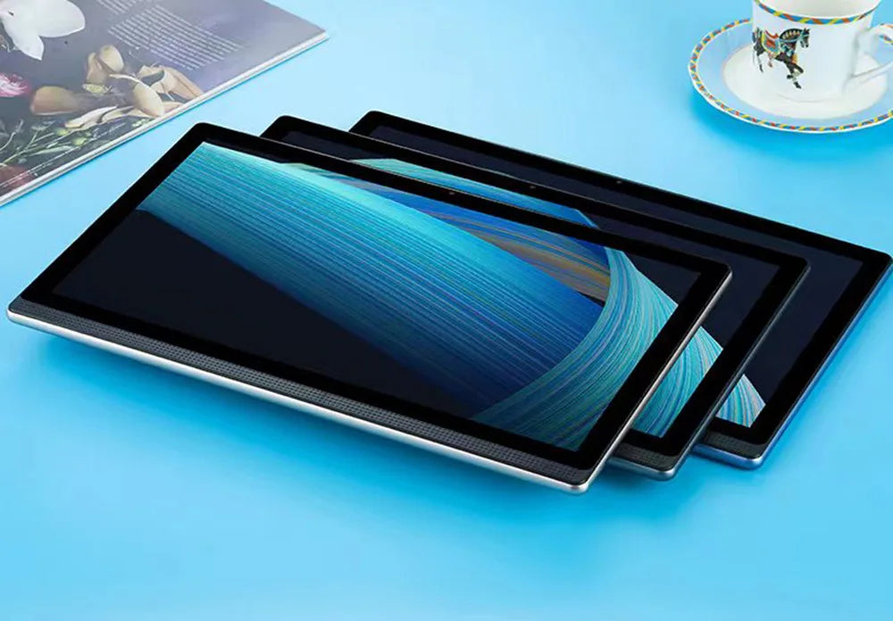 Tablette 14,1 pouces, version mondiale, non ouverte, Android 2025, 12 Go + 256 Go, 1920 x 1080, appels 4G, Wi-Fi 5G, 10 000 mAh