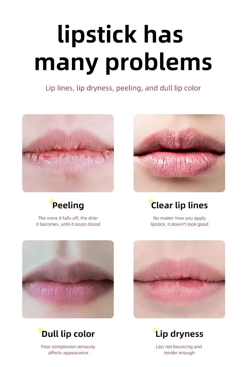Bálsamo labial hidratante voluminizador, aceite labial original, brillo labial, cuidado de los labios, beneficio para los labios, aceite exfoliante rosa voluminizador.