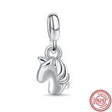 Nuevos anillos de plata 925 con diseño de dos anillos, conectores, dijes, cuentas, compatibles con pulseras originales Pantaro Me, joyería DIY para mujer.