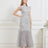 DEVCHATA New Organza Fishtail Long Dress Maxi Evening Sleeveless Bodycon Fitting Gown Feathers Women Robe Vestido - Lootquake