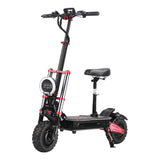 Patinete eléctrico Boyueda S5-11, motor de 6000 W, batería de 60 V y 38 Ah, control por aplicación de seguridad NDavid, neumáticos silenciosos
