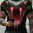 Fashion 3D Snake Printed T Shirt For Men Funny Animal Pattern Oversized T-shirt Summer Hip Hop Trend Clothing Casual O-neck Tops - Lootquake