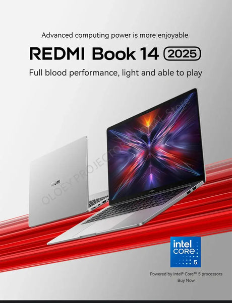 XIAOMI REDMI Book 14 2025 Intel Core 5 220H Intel integrated Graphics 16/32GB RAM 512G/1TB SSD 2.8K 120Hz Screen - Lootquake