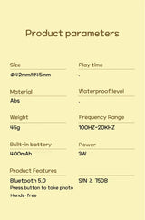 BM6DE Portable Bluetooth Speakers Karaoke Audience Calls Small Speakers Heavy Bass Wireless Bluetooth Stereo Phone Speaker