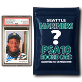 Paquete misterioso de tarjetas de novato graduadas de la PSA 10 de los Seattle Mariners