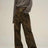 Women's American Vintage Leopard Print Washed Thin Jeans Street Casual Neutral Style DenimTrousers High Waist Straight Pants - Lootquake