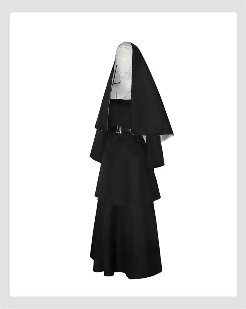 Halloween The Nun Cosplay Mask Costume Horror Films Cosplay Halloween Costume The Conjuring Halloween Costume Mask