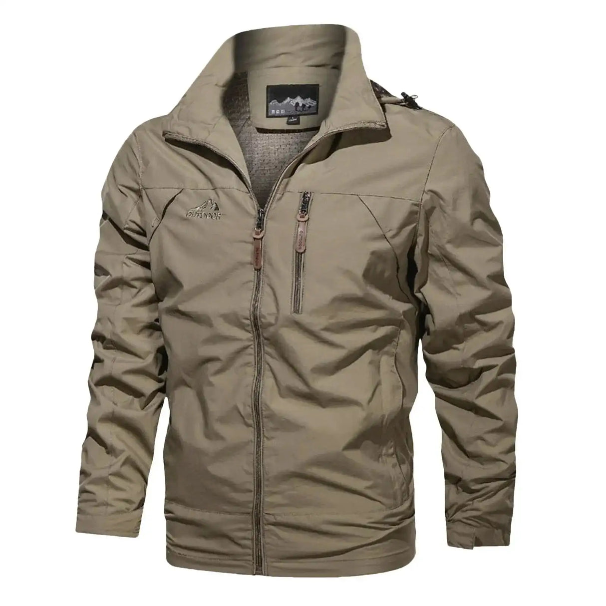 New Functional Waterproof Jacket Men's Autumn Casual Rainproof Detachable Cap Work Coat Hiking Mountain Windproof Windbreaker - Lootquake