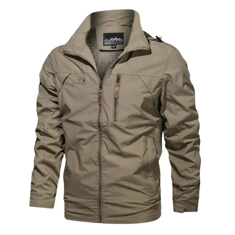 New Functional Waterproof Jacket Men's Autumn Casual Rainproof Detachable Cap Work Coat Hiking Mountain Windproof Windbreaker - Lootquake