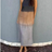 Fashion Vest Long Dress Women Summer Sleeveless o Neck Dress Summer Gradient Casual Dresses - Lootquake