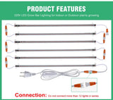 Grow Light 220V Full Spectrum LED Bar Light for Plants 50cm Phyto Lamp for Plant Veg Flowers Greenhouse Tent 4000K 380-780nm - Lootquake