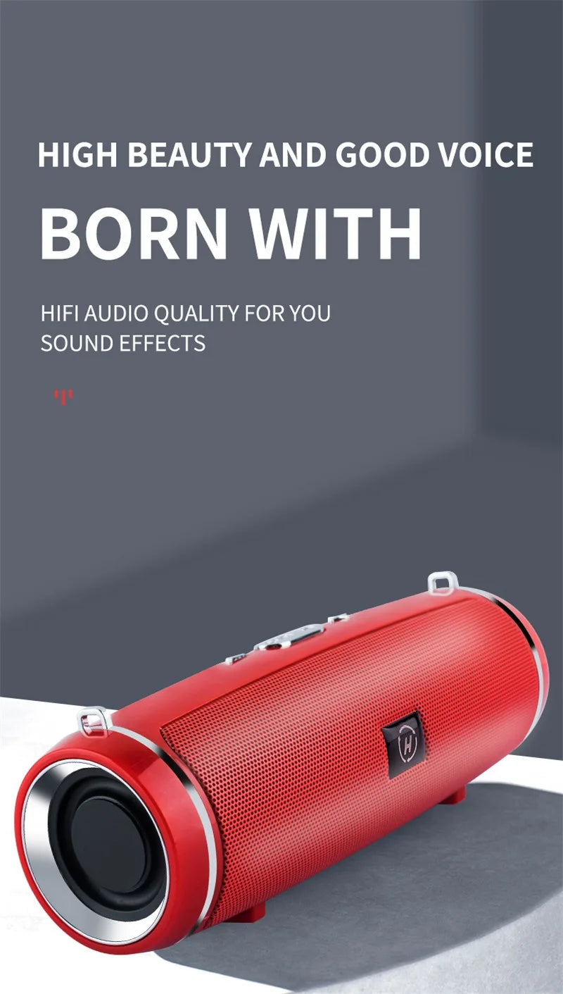 Altavoz Bluetooth Xiaomi de alta calidad, portátil, de alta potencia, con graves profundos, inalámbrico, para exteriores, sonido envolvente 3D, 200 W, TWS/FM