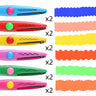 6pcs/Set Scissors Wavy Pattern Paper Cutter DIY Handmade Tools Paper Craft Kawaii Card Photo Scissors Kids Gifts Office Supplies