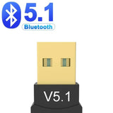 Adaptateur Bluetooth USB Adaptateur Bluetooth sans fil 5.3/5.1/5.0 pour PC portable haut-parleur sans fil récepteur audio émetteur USB