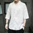 M-5XL Plus Size Men Dragon Pattern Shirt Short Sleeve V Neck Summer Streetwear Stain Chinese Pullover Blouse for Men XXXXXL - Lootquake