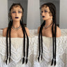 32" Senegalese Twist Lace Front Wig | 4 Twist Braids | DIY Cosplay Wig | Synthetic Braiding Hair