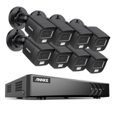 ANNK H.265+ 5MP Lite Ultra HD 8CH DVR Système de sécurité CCTV 8PCS Kit de surveillance vidéo extérieure 5MP EXIR Vision nocturne