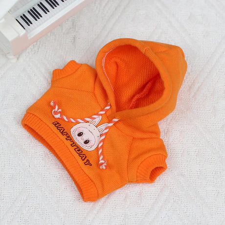 17cm Labubu Outfit Clothes Hoody Jeans Leisure Sports Set Kawaii Decor Ropa Labubu Accessories Doll Little Clothes DIY Kids Gift - Lootquake