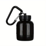 1pc Protein Powder Jar with Carabiner Portable Shaker Cartridge, Suitable for Outdoor Sports, Gym Fitness
