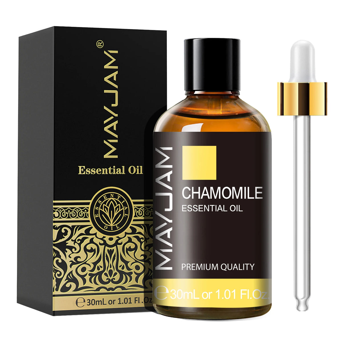 MAYJAM 1PCS 30ML Huile Essentielle d'Aromathérapie Lavande Vanille Jasmin Eucalyptus Menthe Poivrée Huile Aromatique pour Diffuseur Bougie Savon