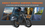 Ebike K7 2000W 48V 40AH Maximum Dual Motor Dual Battery Electric Motorcycle 20-inch Fat Tire Off-Road Bike Electric Bike 7 Speed