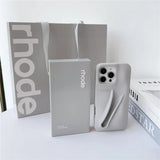 Set Gift Shopping Bag Rhode Phone Case For iPhone