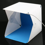 Portable Photobox Softbox Light Folding Box For Photo Studio Photography Double Led Cubes To Take Photos Products Shooting Tent - Lootquake