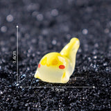 Cute Halloween Mini Luminous Ghost Miniature Landscape Ornaments Resin Diy Home Decorations Desktop Decor Crafts Party Gifts