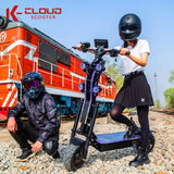 2024 new 10000W 72v 40ah electric scooter 13-inch tires maximum speed 130km/h cruising range 120km LCD screen foldable scooter