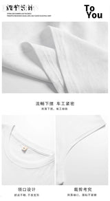 Men's Tank 2024 Summer Casual Fashion Sleeveless Cotton Top T-shirt Hip Hop Casual Letter Printed Round Neck Versatile Top 4XL - Lootquake