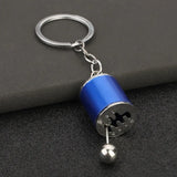 Personalized Keychain Creative Metal Mini Car Parts Manual Transmission Auto Keyring Accessories Key Ring Chain Men Lover Gift - Lootquake