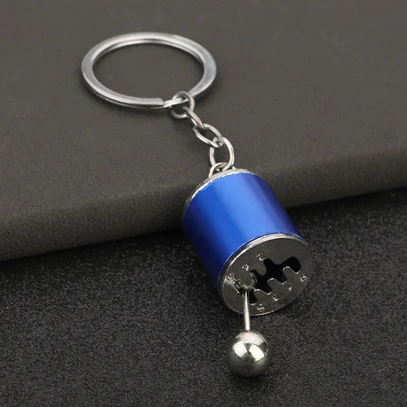 Personalized Keychain Creative Metal Mini Car Parts Manual Transmission Auto Keyring Accessories Key Ring Chain Men Lover Gift - Lootquake