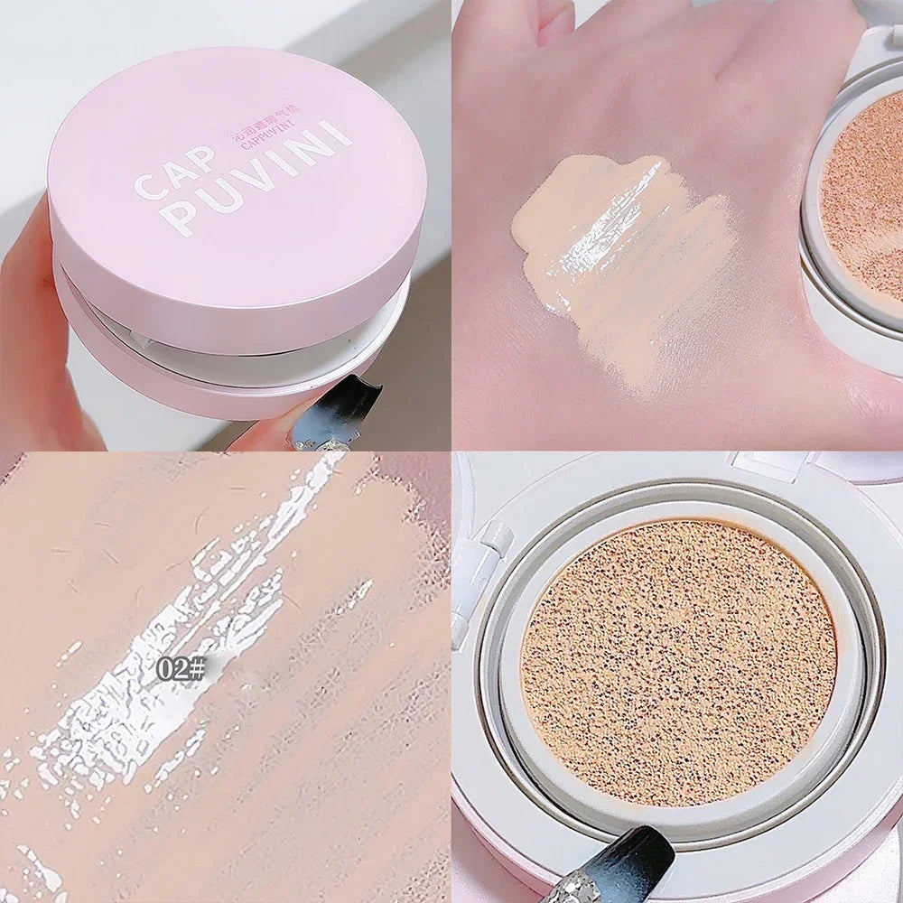 Base de maquillaje con cojín de aire BB Cream, cobertura total, resistente al agua, duradera, control de grasa, corrector CC Cream, base de maquillaje facial, cosmética coreana