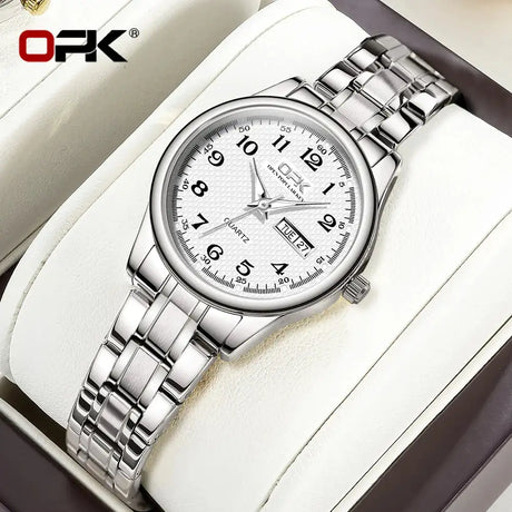 OPK 8110 Watch For Women Quartz Watch Waterproof Classic Luxury Brand Ladies Watch Stainless Steel Strap Watches Reloj Mujer - Lootquake