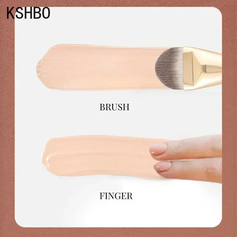 KSHBO Brocha de maquillaje superfina para base de maquillaje, corrector, crema, base líquida, base facial, brocha profesional para base, herramientas de maquillaje
