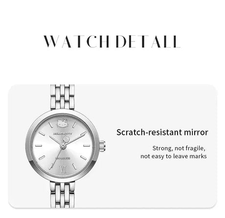 ZGO X Sanrio Hello kitty Watch For Women Minority Light Luxury Waterproof Quartz Watches Girls Jewelry Birthday Gifts 295 - Lootquake