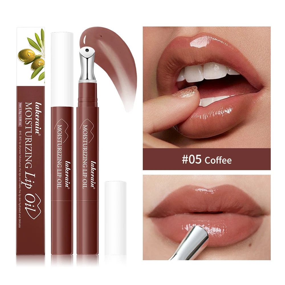 Gloss à lèvres Longue tenue Maquillage Gloss transparent Soin des lèvres Cosmétiques Huile teintée Repulpant Soin hydratant