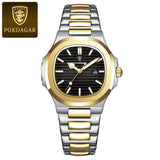 POEDAGAR Luxury Square Watch for Woman Waterproof Luminous Date Ladies Watch Stainless Steel Quartz Women's Watches Female Reloj - Lootquake