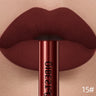 QIBEST Rouge à lèvres liquide mat Waterproof longue tenue Velours Gloss à lèvres Tube de teinte Pigment Nude mat Rouge à lèvres Maquillage des lèvres