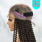 18" HD Lace Full Lace Braided Wig | Twist Braids | Baby Hair | Natural Look | Synthetic Hair