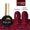 Rainbow Ghini UV LED Glitter Purple Gel Nail Polish 15ml Manicure Art Accessories Nail Glue Supplies for Professionals Varnishes