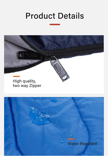BISINNA Camping Sleeping Bag Ultralight Waterproof Winter Warm Envelope Backpacking Sleeping Bags for Outdoor Traveling Hiking - Lootquake