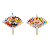 Bougies surprises, bougies créatives pour joyeux anniversaire avec bannière en forme d'éventail, décoration de gâteau amusante, bougies décoratives de fête