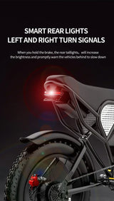 Electric bike 2000W Powerful Dual Motor 52V 40Ah Dual Battery Q20 Pro Ebike Motorcycle Mountain 20x4.0 Fat Tire Electric Bicycle